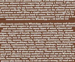 Sanador gallego ofrece eficaces y serias consultas