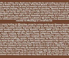 Sanador gallego ofrece eficaces y serias consultas