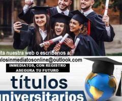 TITULOS UNIVERSITARIOS DE EUROPA Y AMERICA