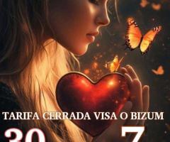 videntes 30 minutos 7 euros visa...económico 