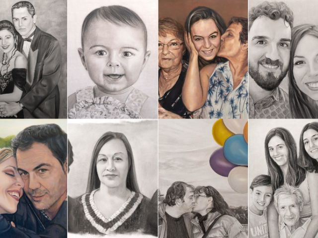 Galeria Del Retrato - Retratos de encargo a partir de fotos.