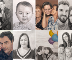 Galeria Del Retrato - Retratos de encargo a partir de fotos.