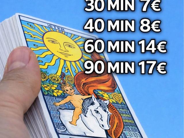 TAROT VIDENCIA 10 MIN 3€ VISA BIZUM PAYPAL 