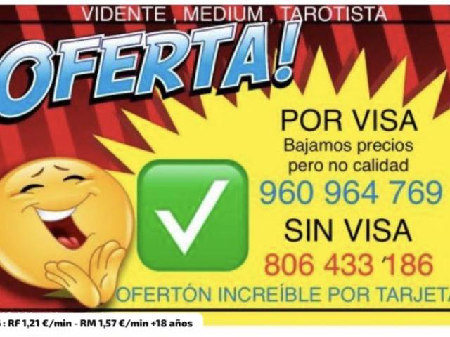VIDENTE TAROTISTA BARATA CASI GRATIS