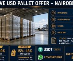 USD CASH PALLET ACQUISITION OPPORTUNITY | NAIROBI, KENYA